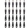 RUNCCI-YUN 12Pcs 5.5mmx2.5mm Connettori DC a pannello jack,alimentazione DC presa ，Per connettore femmina da pannello