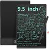 Czemo Tavoletta da Scrittura LCD Adulti 9,5 pollici, Riutilizzabili Lavagne LCD Elettronica Schermo Lavagna Digitale Portatile ewriter Lavagna Magica per Ufficio, Memo, Agenda, Monocromatica