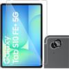 QULLOO Vetro Temperato per Samsung Galaxy Tab S10 FE Plus Tablet + Pellicola Fotocamera, 9H Durezza Pellicola Protettiva Zero Bolle Protezione Schermo per Samsung Galaxy Tab S10 FE+, Trasparente