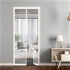 STGAO Zanzariere magnetiche 60 x 210 cm Zanzariera con Calamita Apertura e Chiusura Silenziosa Tende Zanzariere per Porta Camera Porte Finestre Scorrevole, Bianco