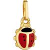 NKlaus ciondolo a catena coccinella 333 oro giallo 8 carati 10x7,5mm ciondolo per bambini da donna 14519
