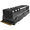PNY XLR8 CS3040 M.2 NVMe Gen4 x4 SSD Interno con Heatsink 500GB, Velocità di Lettura fino a 5600 MB/s, Velocità di Scrittura fino a 2600 MB/s