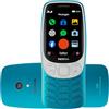Nokia 3210 Blue - Telefono cellulare 4G - Una leggenda della telefonia riproposta in versione moderna, Grande display 2,4, comoda tastiera, Fotocamera 2Mp, Radio FM, Torcia, Bluetooth
