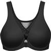 MELENECA Donna Non Imbottito Reggiseno Posturale con Chiusura Frontale Post Chirurgia Supporto per la Schiena - Senza Ferretto Schwarz 4C