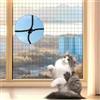 LDHHYH 1 rete per gatti per balcone, 3 x 4 m, rete per gatti rinforzata con filo rinforzato, rete di protezione per gatti con corda di fissaggio da 15 m, rete protettiva per balcone, finestra, scale