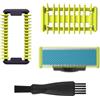 ZENQARI 1pcs Lames de Rechange, QP225/50 Compatibles con rasoi OneBlade, Anti-Friction, 4 Mois d'Utilisation, Étanches