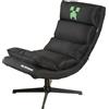 phoenix group AG Poltrona da gioco originale Minecraft imbottita, schienale regolabile, girevole, 59 x 83 x 59 cm