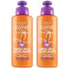 Elvive L'Oréal Paris Elvive Olio Straordinario Ricci Sublimi, Crema-Ricci Disciplinante - 200 ml (Confezione da 2)