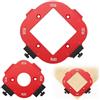 SGZQKZ 2 Pezzi Maschere per Fresatura Legno, Lavorazione del Legno Precisa per Professionisti, Modelli di Fresatura, Accessori per Fresatrice, Modelli per Lavorazione del Legno per Raggi R10-R50