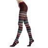 Gallo Collant donna bordò righe multicolor