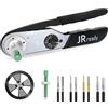 JRready JRD-HDT-48 Pinza a Crimpare Deutsch per Contatti Solidi da 12, 16, 20 Gauge, Localizzatore Pinza a Crimpare Monopezzo Equivalente alla Pinza a Crimpare Deutsch HDT-48-00 (12-22AWG)