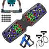TOCMSNHG Tavola per flessioni, 14 in 1, pieghevole, con manici, antiscivolo, per allenamento fitness per parte superiore del corpo, spalle, petto, schiena, tricipiti