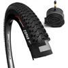 Fincci Set Copertone 26x2.125 Pollici 57-559 Pieghevole Cupar Pneumatico 26 MTB Copertoni Gomme con Schrader Valvole Interne Camera d'Aria per Bici Corsa Mountain Bike Bicicletta