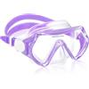 WOVOKA Maschera Subacquea Bambini [5-15 Anni] - Maschera Snorkeling con Bordo in Silicipo Morbido, Vetro Temperato Antigraffio e Vista Panoramica 180° - Impermeabile, Comoda e Durevole per Ragazzi e Ragazze