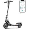 NAVEE Monopattino Elettrico Pieghevole NAVEE S60 - Autonomia 60 km, Velocità 25 km/h, Motore 500W, Batteria 48V/10,2Ah, Pneumatici Tubeless 10, Impermeabile IPX5, Portata 120 kg