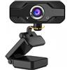 QZCX Webcam PC, Webcam Web Camera con microfono Videocamera for PC 1080p HD 4K Cam Web USB for computer Full 60fps for PC Web Webcam Camera,per streaming live, videochiamate, conferenze