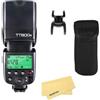Godox TT600S Flash Per Fotocamera 2.4G Wireless GN60 con Sistema di Trigger Integrato,Tempo di Riciclo da 0.1-2.6s,Temperatura di Colore 5600k±200k,Compatibile con Fotocamere Sony Multi Interface Shoe