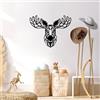 Wallity Hanah Home Elegante accessorio decorativo da parete in metallo, 70 x 54 cm, 100% metallo (spessore 1,5 mm), facile da montare a parete, perfetto per la decorazione moderna della casa