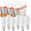 OSRAM Lampada LED Classic LED LED CLASSE per base B22D, forma di pera, gl fr, lumen 2452, bianco freddo, 4000k, sostituzione per lampadine convenzionali da 150 W, non dimmerabile, pacchetto da 6