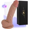 Rhomba 20cm D𝚒ḓ𝚘 An𝚊le 𝗗Îdo G𝖎G𝖆Nte Dídò Dònne Reali𝚜tico Dǐldò con Ventosa Fãllø Reálísticó Sīlicønè Mòrbidó D𝚒lḓ𝚘 R𝚎alistico 𝖲Éx Tòy𝗌 Didó Nero