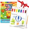 YPLUS Libro da colorare con acquerelli per bambini, carta da pittura ad acquerello per bambini di età compresa tra 1 e 3 2 - 4, libro magico, regalo artigianale da disegno - viaggio