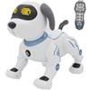 Yangers Giocattoli per cani robotici interattivi intelligenti a comando vocale con telecomandato per bambini, animali domestici elettronici programmabili Azioni controllate a voce che camminano seduti
