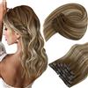 Sunny Hair, extension per capelli castane e bionde, capelli veri