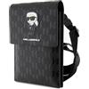 CG MOBILE KARL LAGERFELD Tasche KLWBSAKHPKK Schwarz Saffiano Monogram Ikonik