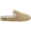 MADDY DOUBLE SYNTHETIC FUR CIABATTA WOMAN CAMEL 38
