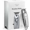 Brooklyn Soap Company - Rifinitore da barba Brooklyn Blade USB-C | Rasoio da barba professionale da uomo, in acciaio inox, con 5 testine, rasoio elettrico per barba corta e media lunghezza