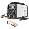 STAHLWERK Saldatrice ARC 200 MD - compatta, leggera, portatile, DC MMA, E-hand, 200 A, scheda singola IGBT, avviamento a caldo, antiaderente e funzione TIG opzionale