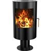Sannover Stufa a legna Oscar con piedistallo 8,2 kW Sannover