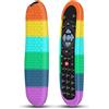 Hydream Custodia in Silicone per Sky Q Sostitutivo Telecomando Guscio Salvatelecomando per Sky Q 135/EC101/Non-Touch/Touch Edition/Sky Glass Remote Protettiva Cover Anti-Scivolo Cassa Copertura(Arcobaleno)