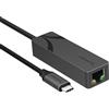 SABRENT Adattatore da USB di tipo C a Ethernet 5G - Corpo in alluminio, velocità multi-gig da 5 Gbps, compatibile con 1GbE/2.5GbE, alimentato tramite bus, durevole, plug-and-play per dispositivi USB-C