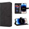 SEAHAI Cover per Realme 12 PRO 5G/Realme 12 PRO+ Plus 5G, Custodia Pelle Flip Portafoglio con Kickstand/Slot per Schede/Protezione RFID, Premium PU/TPU Antiurto Magnetica Libro Case - Nero
