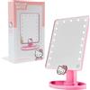 Get Trend Hello Kitty LED Specchio da Tavolo con Vassoio Portaoggetti Accessori per Trucco