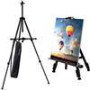 TEKSHOPPING Cavalletto Treppiede Dipingere Pittura Artista Porta Lavagna Menu Portatile Ristorante Tableau Matrimonio Dipinto Tela Espositore di Quadri Disegno Pittura Canvas Borsa, Nero