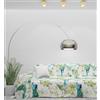 Byour3 - Copridivano 3 1 2 Posti Fantasia Telo Arredo Cotone Misto Granfoulard Salvadivano Protezione Resistente Copritutto anche per Divano Angolare Lavabile (Tropical Pavone, 1 posto)