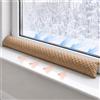 Totsy Baby Paraspifferi porta isolante 300 cm - Salsicciotto sottoporta e finestra antivento decorativo Ideale per ingresso casa finestre e cuscino per cameretta bambini Oeko-Tex Beige