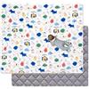 Ours à bulles Bubble Bear - Tappetino da gioco per bambini, in spugna ad alta densità, confortevole e morbido, antiscivolo e lavabile, per bambini, 79 x 71 cm