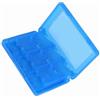 Gavigain Custodia per schede di gioco, 28 in 1 Switch Game Case per Switch Game Card Switch Game Holder Storage Micro SD Cartridge Slots Slim Switch Game Organizer Memory Card Holder per 3DS DSL DSI LL (blu) [