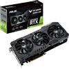 Asus TUF Gaming GeForce RTX 3060 Ti V2 OC Edition Scheda Grafica, 8 GB GDDR6, PCIe 4.0, 2 HDMI 2.1, 3 DisplayPort 1.4a, Funzione Boost Clock, Tre Ventole a Doppio Cuscinetto, GPU Tweak II, LHR, Nero