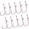 Generic Ami da pesca Acqua salata, Ami per esche vive,Ami da pesca in acciaio al carbonio con fori - Ami da pesca Gancio per esche vive portatile Gancio per spigola da pesca in acciaio al carbonio per trota