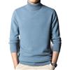 CYLZRCl Maglione Uomo Maglione Cashmere 100% Puro Cashmere Maglia Dolcevita Slim Fit Blue M