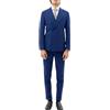 VEQUÈ Completo Elegante da Uomo Doppiopetto Abito Cermonia Matrimonio Giacca e Pantaloni Linea Sartoriale Collezione Primavera Estate (IT, Numero, 50, Regular, Regular, Grigio)