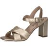 CAPRICE Donna 9-28311-42, Sandali con Tacco, Lt Gold Metal, 36 EU