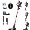 Vexilar V8PRO Aspirapolvere Senza Fili Potente,Scopa Elettrica Senza Fili Potente 40 Min,Aspirapolvere Portatile,Aspirapolvere Senza Sacco,Aspirapolvere Senza Filo per Pulizia Pavimenti