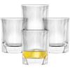 SCHOTT ZWIESEL Bicchieri da whisky Fave (set da 4), eleganti bicchieri da whisky con rilievo, bicchieri in cristallo lavabili in lavastoviglie (art. 124303)