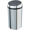 KITCHEN MOVE Luxe - Pattumiera ad Apertura Automatica Tramite sensore, in Acciaio Inox, con Secchio Interno 25 x 45 cm Acciaio Inox