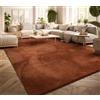 TT Home Tappeto Salotto Pelo Corto Monocolore Design Moderno Lavabile, Colore: Arancia Scuro, Dimensione:300x400 cm